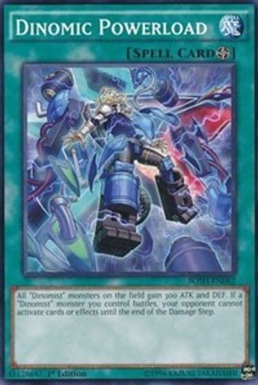 Dinomic Powerload Breakers of Shadow Yu-Gi-Oh! card
