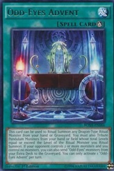 Odd Eyes Advent Breakers of Shadow Yu-Gi-Oh! card