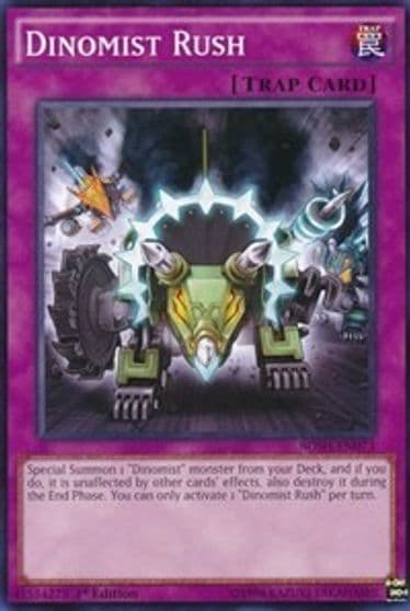 Dinomist Rush Breakers of Shadow Yu-Gi-Oh! card
