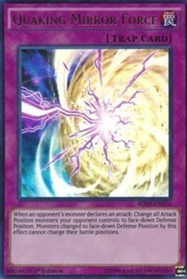 Quaking Mirror Force Breakers of Shadow Yu-Gi-Oh! card
