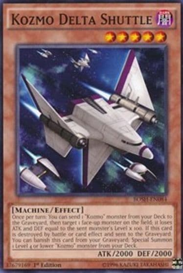 Kozmo Delta Shuttle Breakers of Shadow Yu-Gi-Oh! card