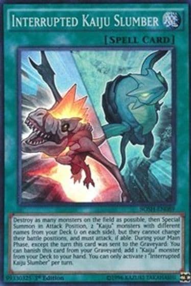 Interrupted Kaiju Slumber Breakers of Shadow Yu-Gi-Oh! card