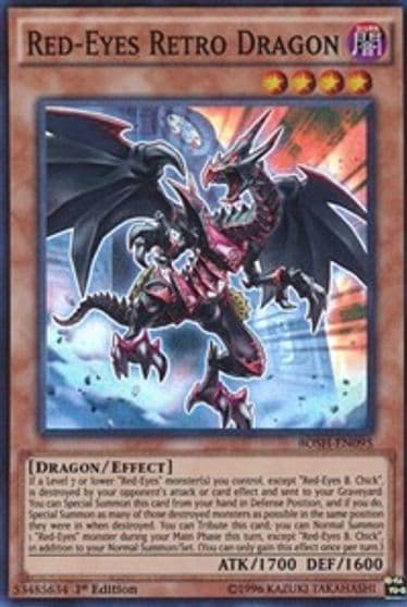 Red Eyes Retro Dragon Breakers of Shadow Yu-Gi-Oh! card