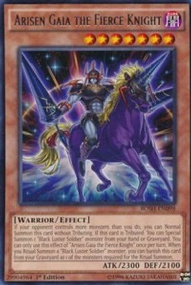 Arisen Gaia the Fierce Knight Breakers of Shadow Yu-Gi-Oh! card