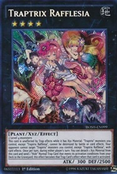 Traptrix Rafflesia Breakers of Shadow Yu-Gi-Oh! card