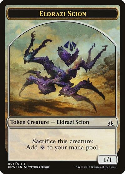 Eldrazi Scion Token 003 Oath of the Gatewatch Magic card