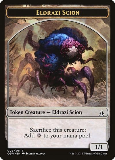 Eldrazi Scion Token 006 Oath of the Gatewatch Magic card