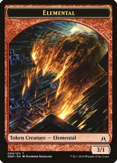 Elemental Token 009 Oath of the Gatewatch Magic card