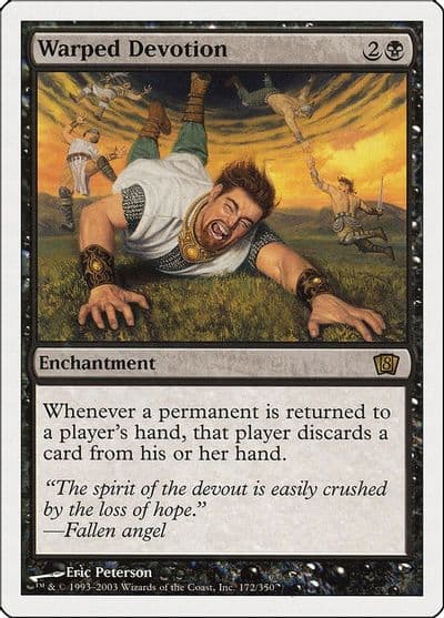 Warped Devotion 8th Edition Magic card