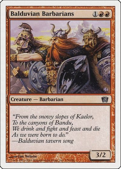Balduvian Barbarians 8th Edition Magic card