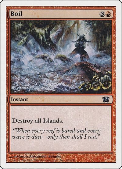 Boil 8th Edition Magic card