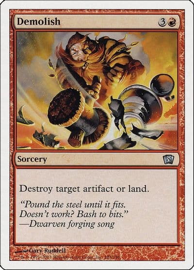 Demolish 8th Edition Magic card