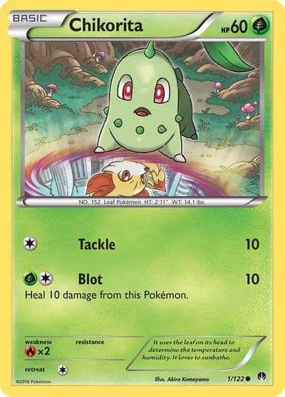 Chikorita XY - BREAKpoint Pokemon card