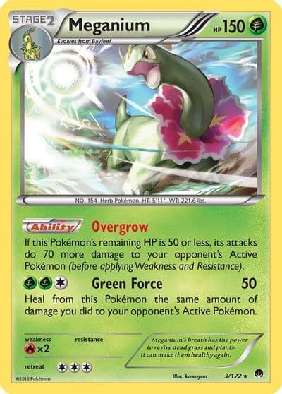 Meganium XY - BREAKpoint Pokemon card