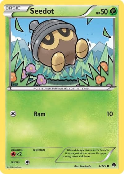 Seedot XY - BREAKpoint Pokemon card