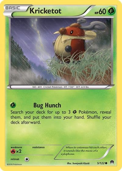 Kricketot XY - BREAKpoint Pokemon card