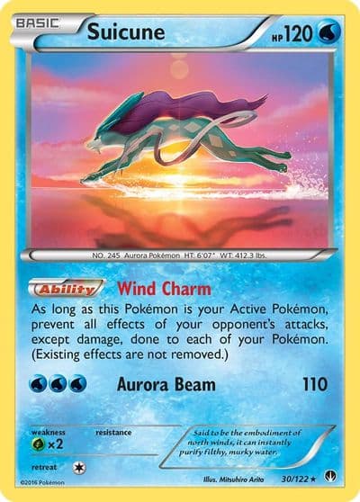 Suicune XY - BREAKpoint Pokemon card