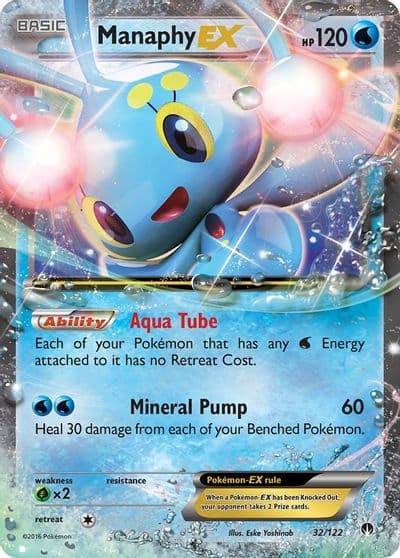 Manaphy EX XY - BREAKpoint Pokemon card