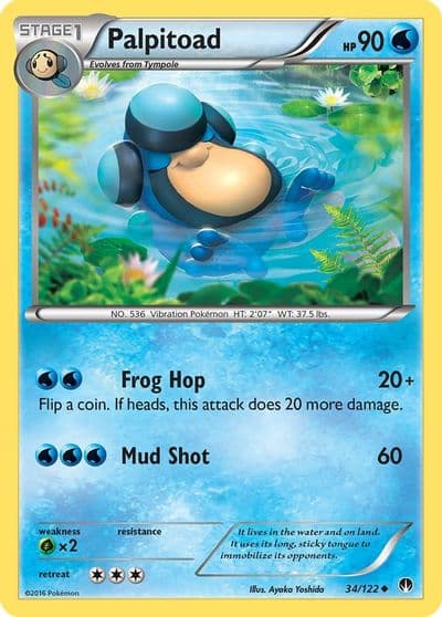 Palpitoad XY - BREAKpoint Pokemon card