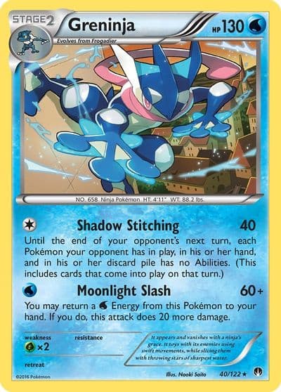 Greninja XY - BREAKpoint Pokemon card