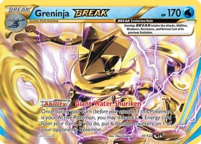 Greninja BREAK XY - BREAKpoint Pokemon card