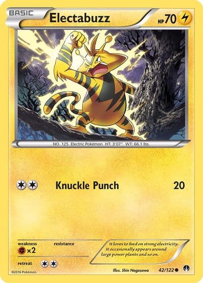 Electabuzz XY - BREAKpoint Pokemon card