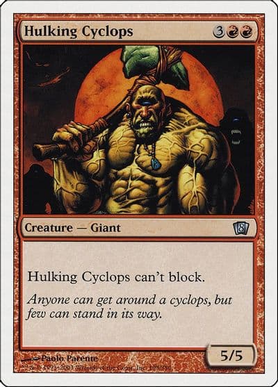 Hulking Cyclops 8th Edition Magic card