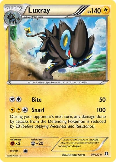Luxray XY - BREAKpoint Pokemon card