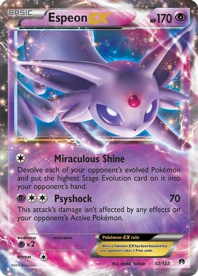 Espeon EX XY - BREAKpoint Pokemon card