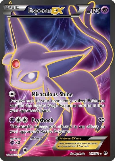Espeon EX (Full Art) XY - BREAKpoint Pokemon card