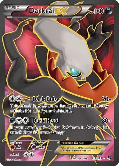Darkrai EX (Full Art) XY - BREAKpoint Pokemon card