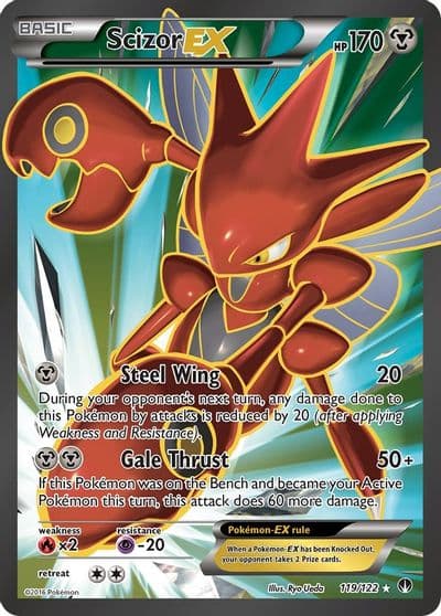 Scizor EX (Full Art) XY - BREAKpoint Pokemon card
