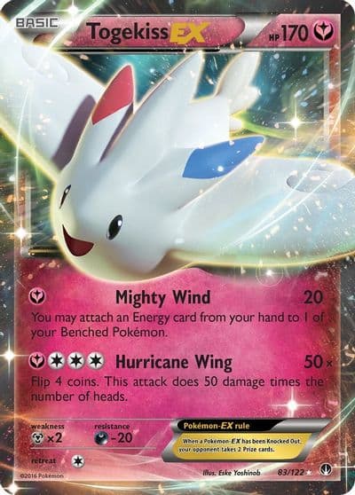 Togekiss EX XY - BREAKpoint Pokemon card