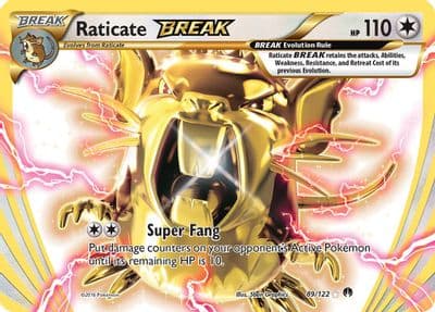 Raticate BREAK XY - BREAKpoint Pokemon card