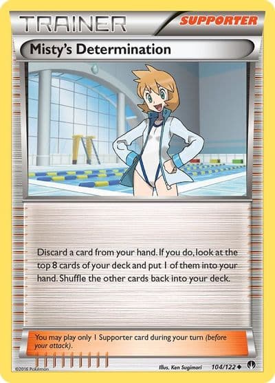 Misty's Determination XY - BREAKpoint Pokemon card