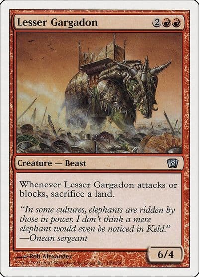 Lesser Gargadon 8th Edition Magic card