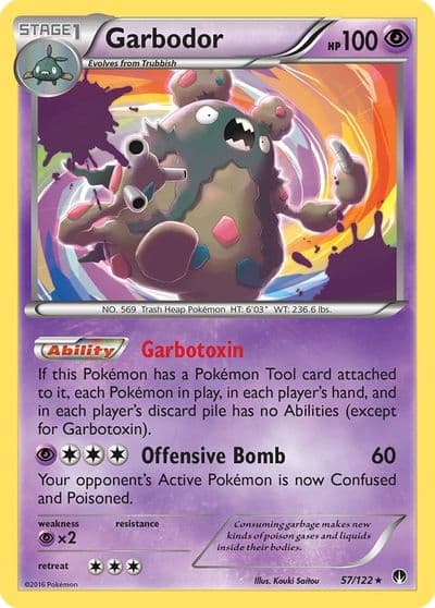 Garbodor XY - BREAKpoint Pokemon card