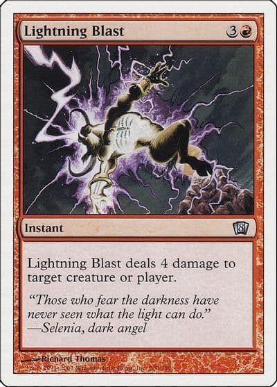 Lightning Blast 8th Edition Magic card