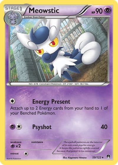 Meowstic XY - BREAKpoint Pokemon card