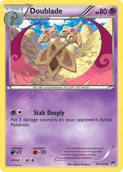 Doublade XY - BREAKpoint Pokemon card