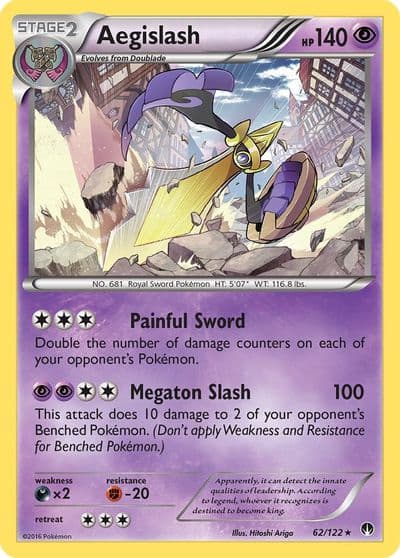 Aegislash XY - BREAKpoint Pokemon card