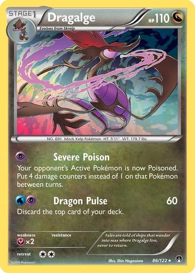 Dragalge XY - BREAKpoint Pokemon card