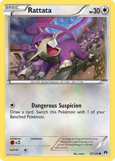 Rattata XY - BREAKpoint Pokemon card