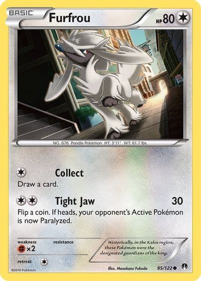 Furfrou XY - BREAKpoint Pokemon card