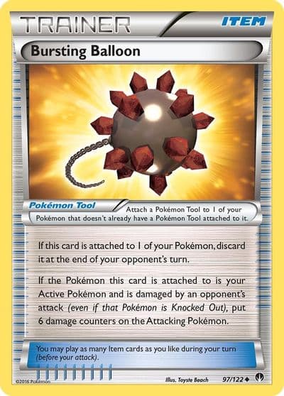 Bursting Balloon XY - BREAKpoint Pokemon card