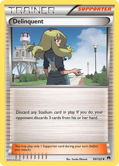 Delinquent XY - BREAKpoint Pokemon card