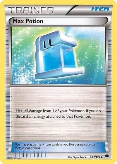 Max Potion XY - BREAKpoint Pokemon card