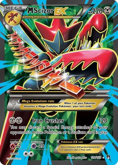M Scizor EX (Full Art) XY - BREAKpoint Pokemon card