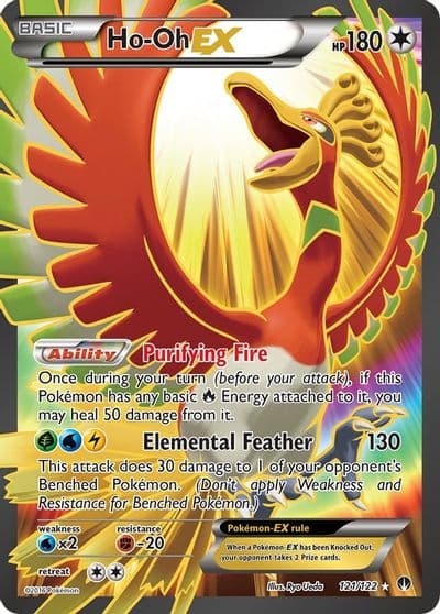 Ho-Oh EX (Full Art) XY - BREAKpoint Pokemon card
