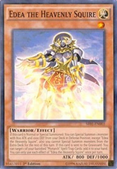 Edea the Heavenly Squire Structure Deck: Emperor of Darkness Yu-Gi-Oh! card